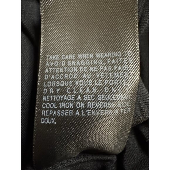 AllSaints Spitalfields 6 Black Ruched Long Sleeve Stretch - Picture 11 of 12